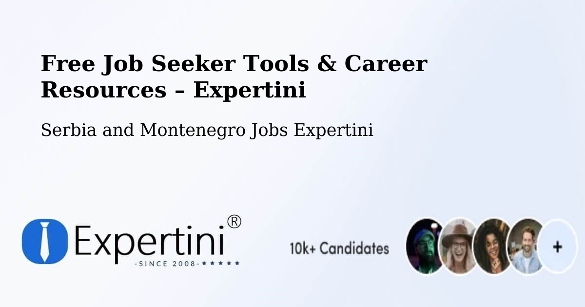 Free Job Seeker Tools & Career Resources – La Conception - La Conception, Serbia and Montenegro Jobs Expertini