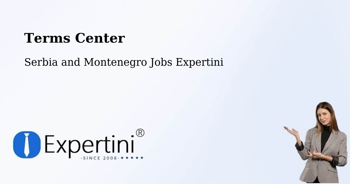 Terms of Service – La Conception - Serbia and Montenegro Jobs Expertini